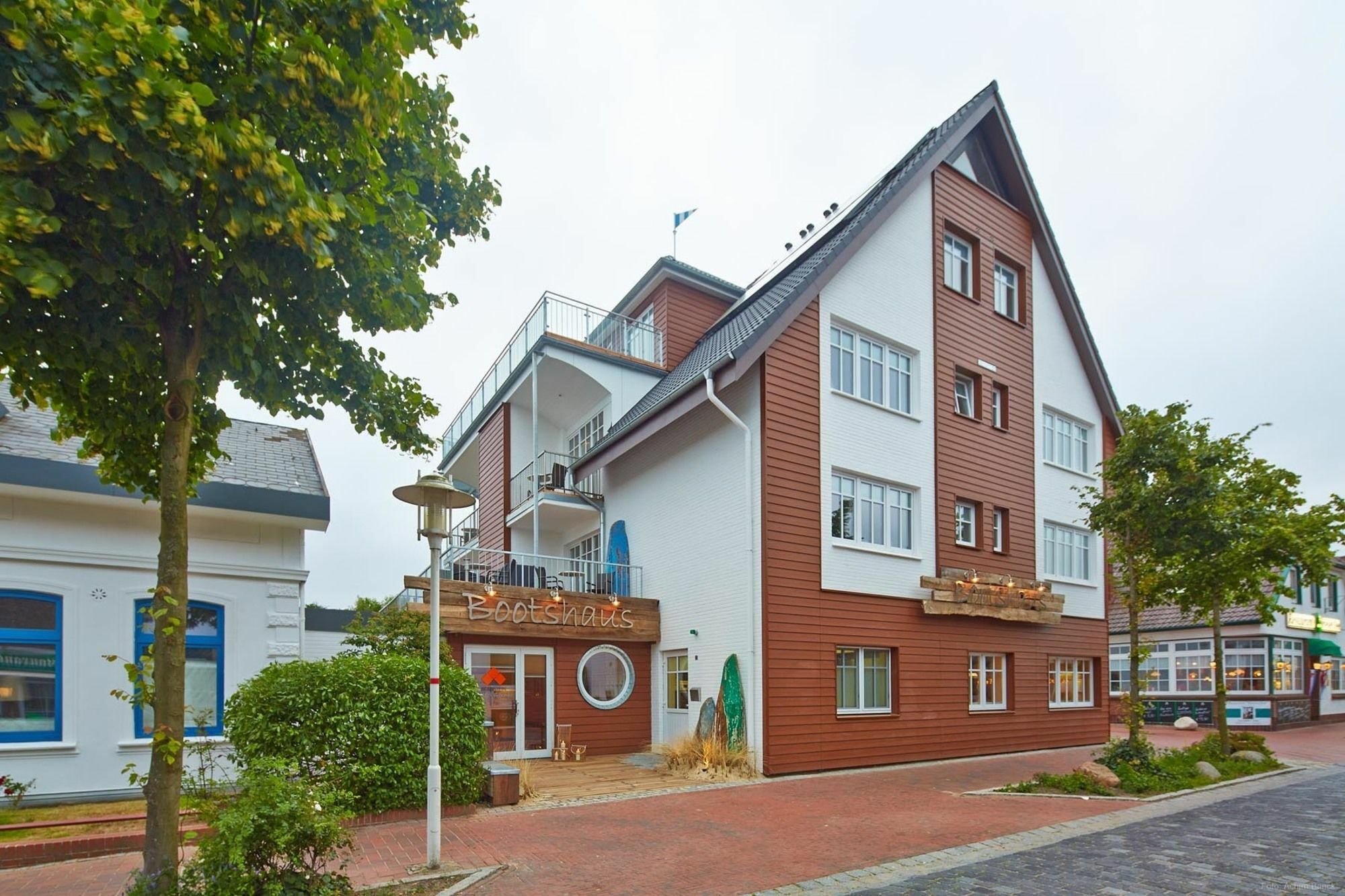 Bernstein-Hotel Bootshaus Büsum Zewnętrze zdjęcie